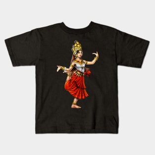 Khmer Cambodian Apsara Dancer Kids T-Shirt